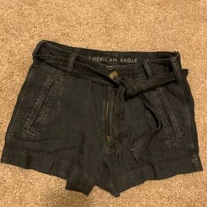 American eagle black shorts size 00
